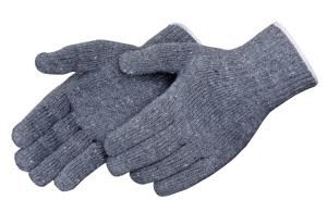 REGULAR WEIGHT GRAY STRING KNIT MENS - Tagged Gloves